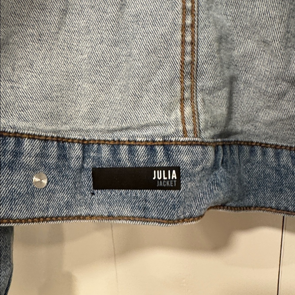 Julia Kut from the kloth denim jacket - Picture 3 of 3